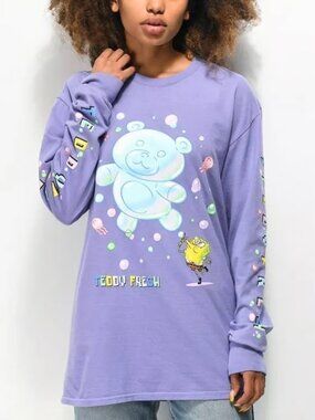 NWT! Teddy Fresh x SpongeBob Long Sleeve Shirt